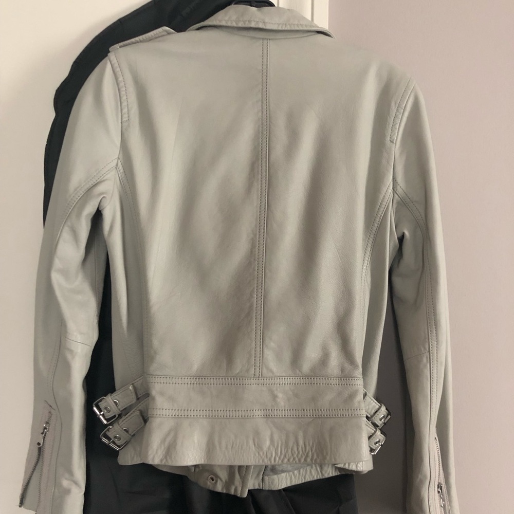 Rebecca Taylor leather jacket, size 2 - Picture 2 of 2